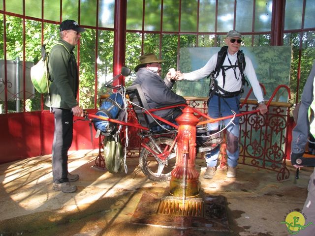 randonnée sportive avec joëlettes, Ovifat, 2012